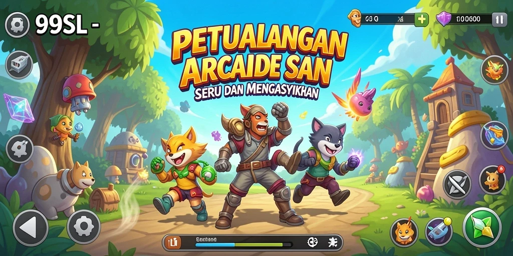 Gameplay seru dan menantang dari 99SL di layar.