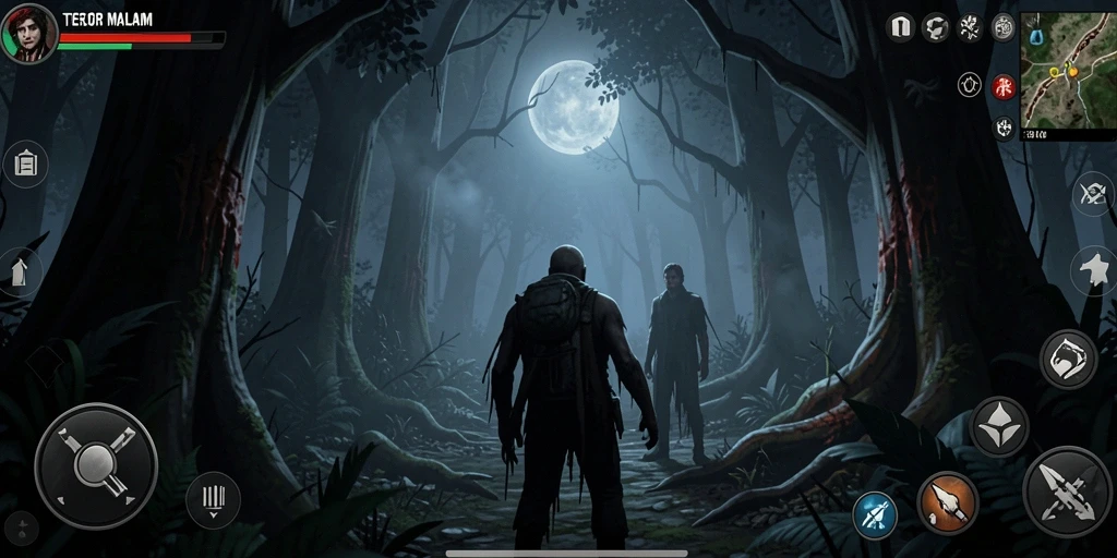 Gameplay menakutkan DKK dengan suasana yang mencengangkan.