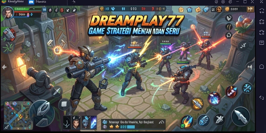 Tampilan gameplay menantang di DREAMPLAY77 dengan strategi yang mendebarkan.