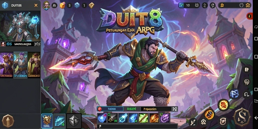 Gameplay seru dan menegangkan dalam petualangan ARPG.