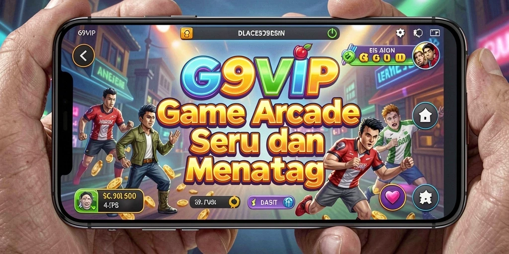 Tampilan seru gameplay G9VIP dengan berbagai tantangan Arcade.
