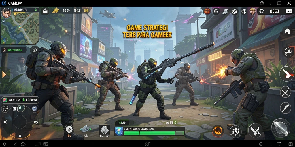 Tampilan seru dari gameplay strategi di GAMERP.