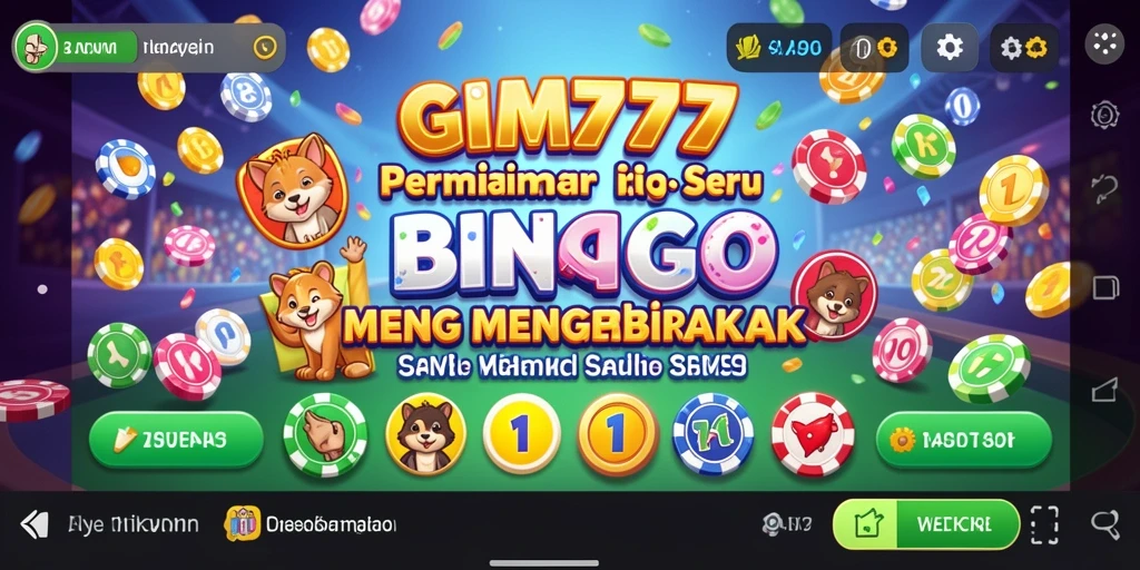 Tampilan gameplay Bingo yang seru dan mengasyikkan