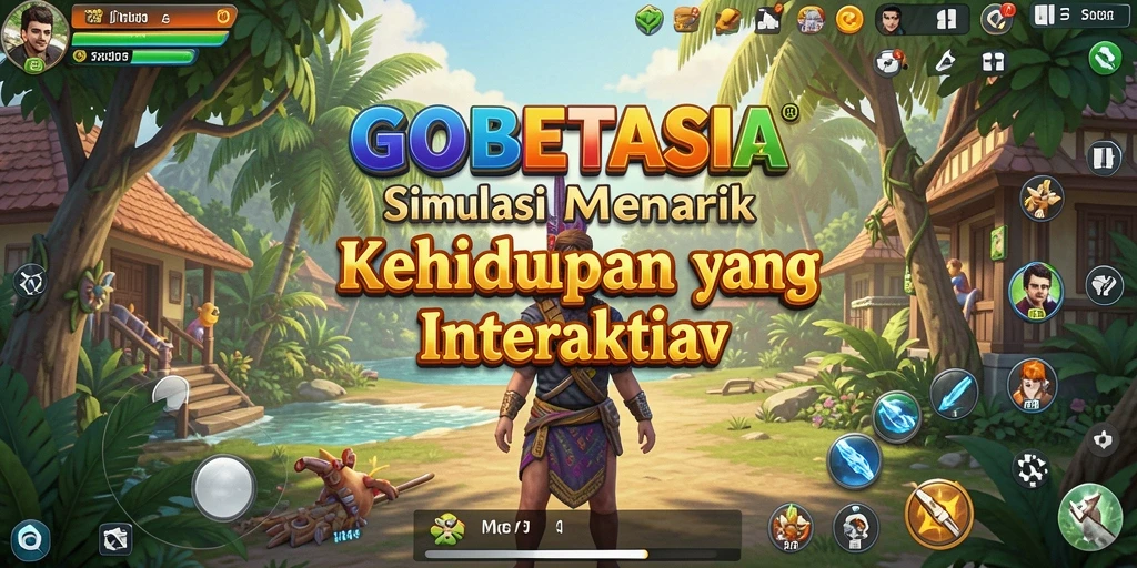Screenshot utama GOBETASIA menampilkan aksi gameplay Simulation yang memukau.