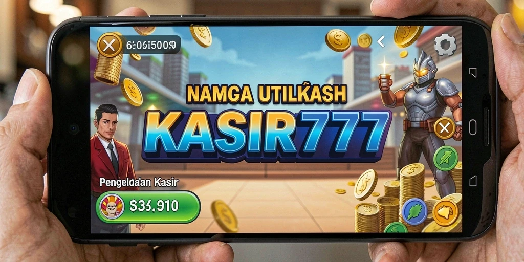 Tampilan antarmuka KASIR777 yang sederhana dan intuitif.