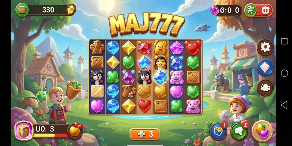 Tangkapan layar dari gameplay seru MAJ777 dengan grafis menawan.