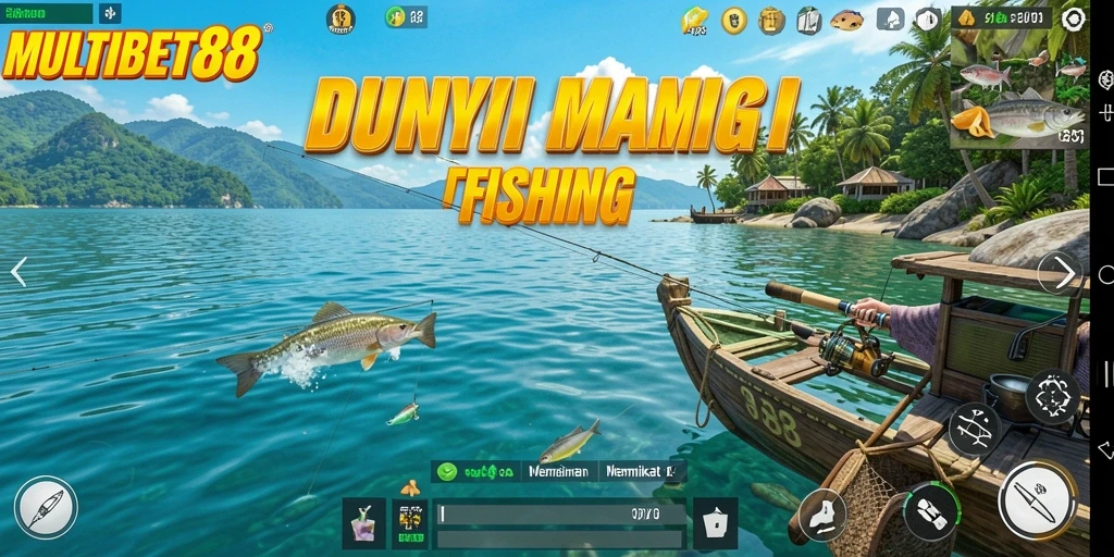 Tangkapan ikan yang beragam dalam gameplay MULTIBET88.