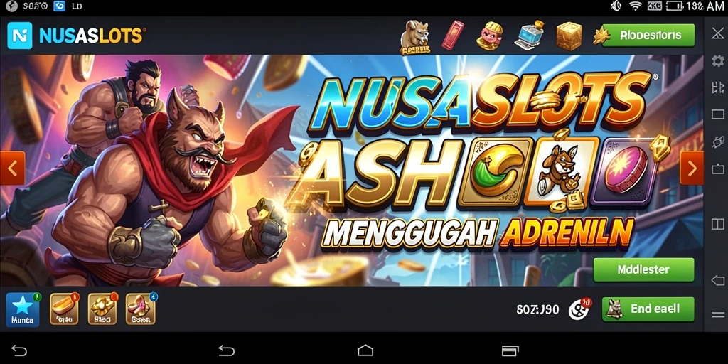 Tangkapan layar dari gameplay NUSASLOTS yang penuh aksi.