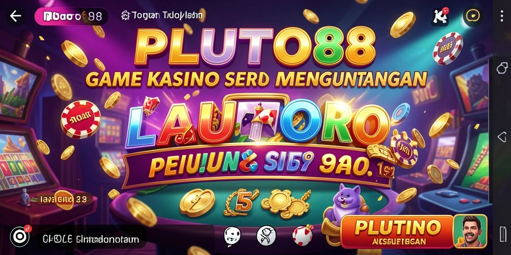 Tampilan dinamis dari gameplay Kasino PLUTO88 yang menghibur.