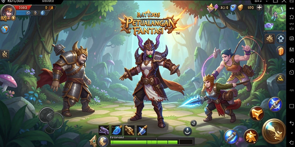 Screenshot gameplay RPG yang menarik dan mendebarkan.