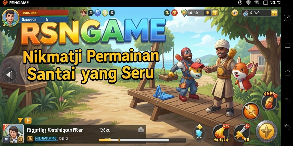 Screenshot gameplay RSNGAME yang menunjukkan tantangan seru dan menyenangkan.
