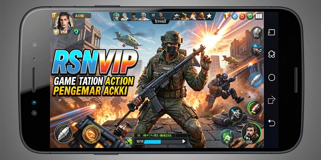 Tampilan gameplay seru dan mendebarkan di RSNVIP.