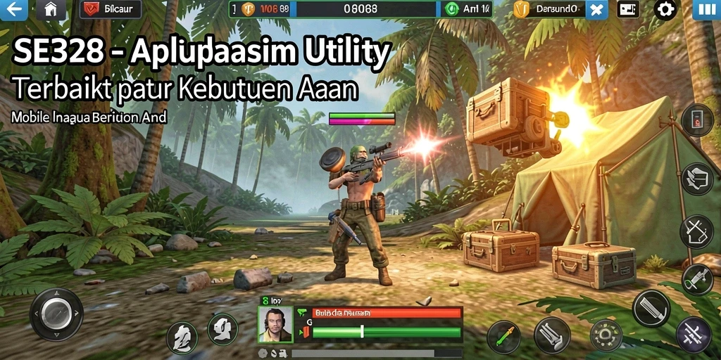 Tampilan pengguna SE328 dengan berbagai fitur Utility.