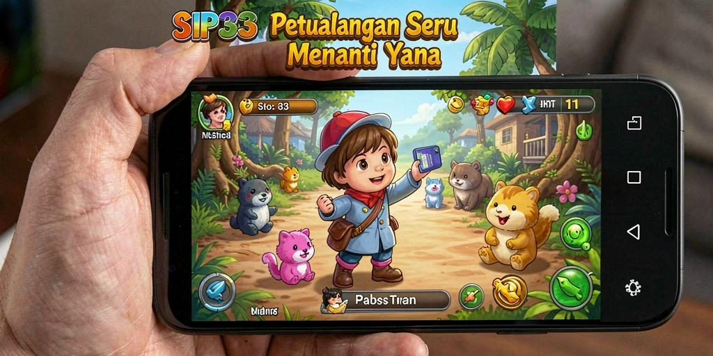 Tampilan gameplay SIP33 yang menakjubkan di dunia petualangan.