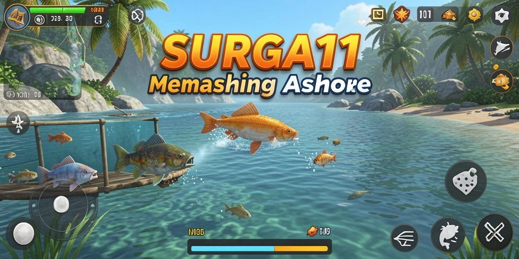 Gameplay memancing yang realistis dan menakjubkan di SURGA11.