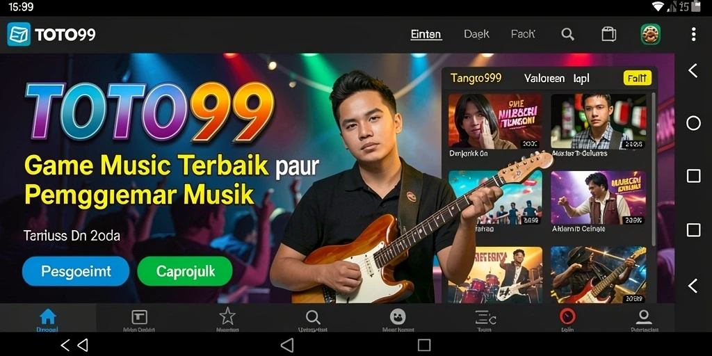 Screenshot TOTO99 menampilkan pemain bersaing dalam game musik yang mengasyikkan.
