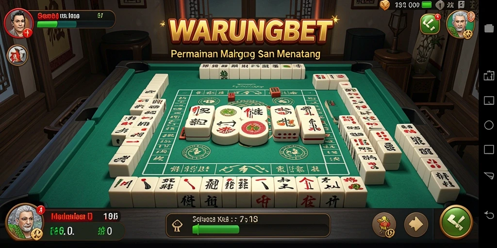 Screenshot gameplay menunjukkan keseruan bermain Mahjong.